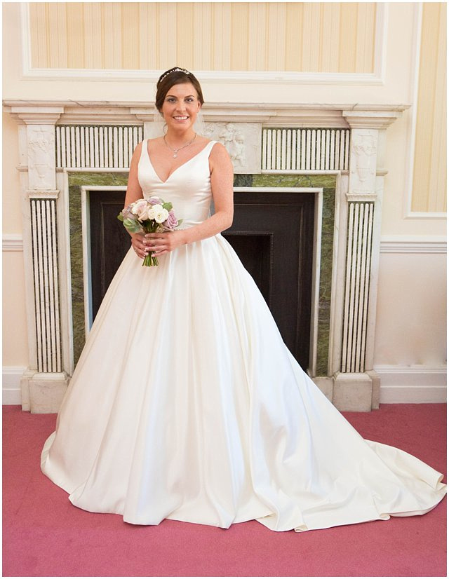 Bridal portrait at Tylney Hall