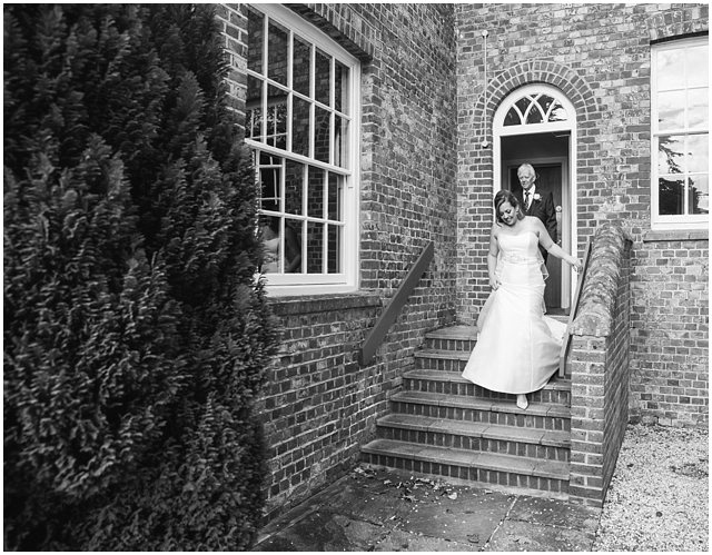 documentary photo of bride during Wasing Park wedding