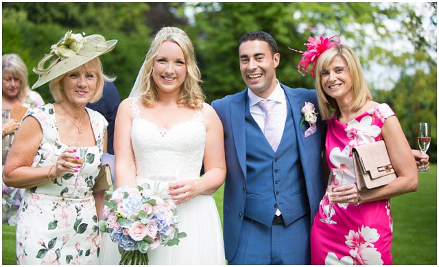 wedding guests at Winchester wedding ceremony