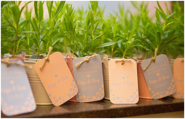 plant favor idea for a summer garden wedding