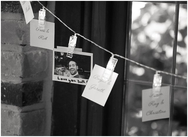 polaroid wedding guestbook idea