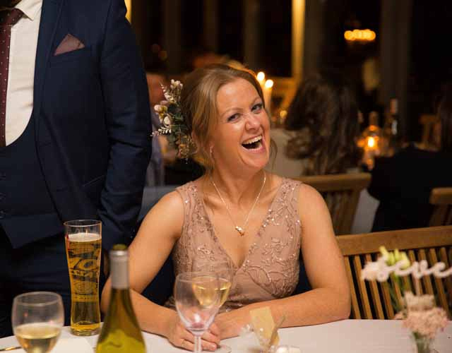 Photos of a winter wedding at the Stone Barn in the Cotswolds