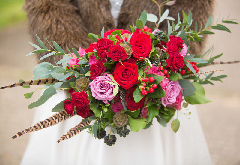 winter wedding bouquet