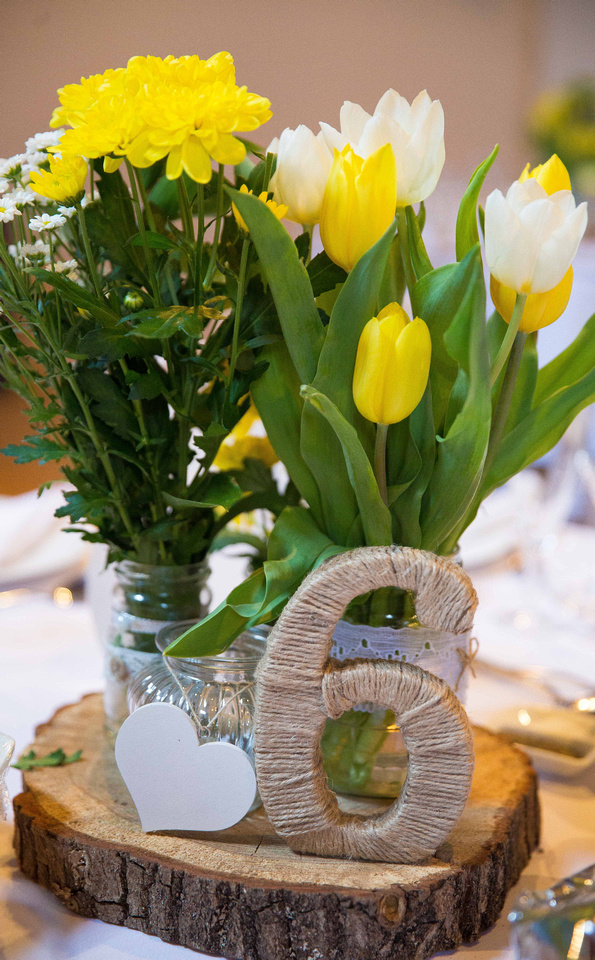 spring wedding table decoration