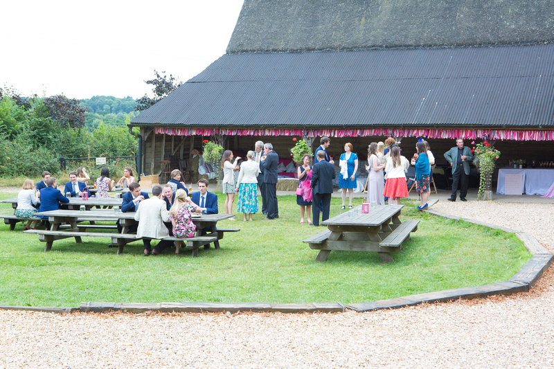 Rushall Manor Farm barn wedding berkshire